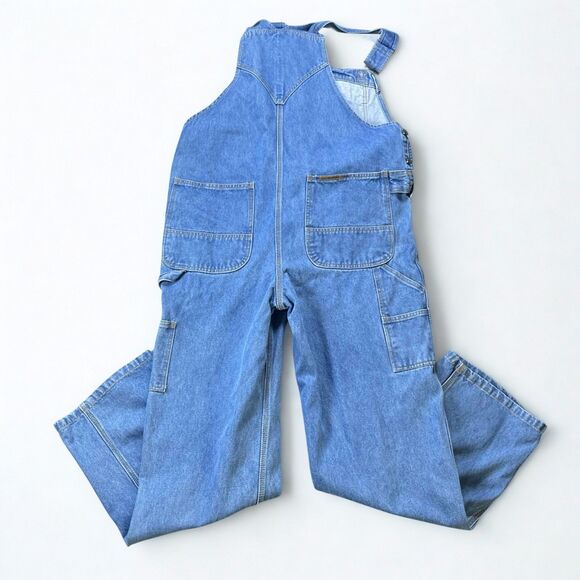 C.E. Schmidt Overalls Men's 38x30 Straight Denim Workwear Carpenter Bib - Picture 2 of 7